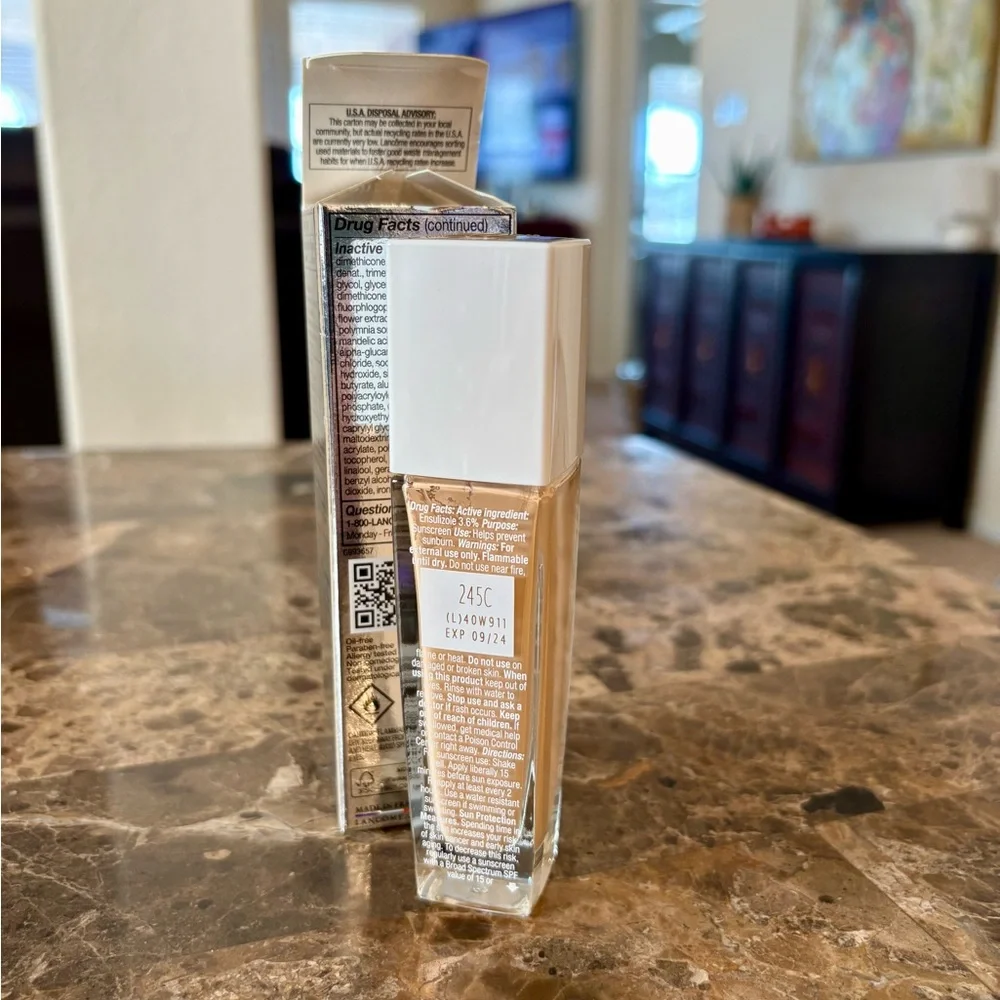 💎 Lancôme Teint Idole Ultra 24H Long Wear Matte Foundation Shade 245C Full-Size